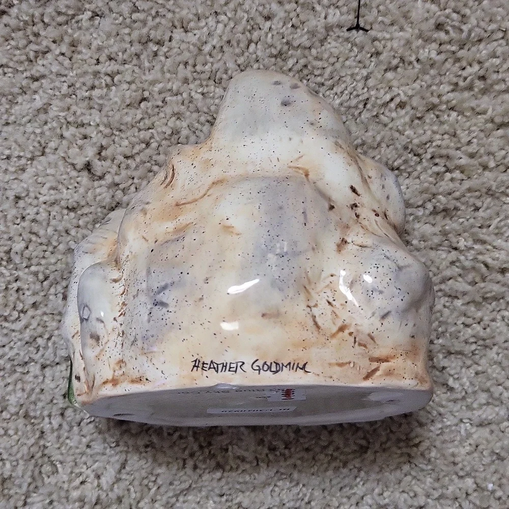 2003 Blue Sky Tea Light Holder.  Ceramic - Picture 2 of 6